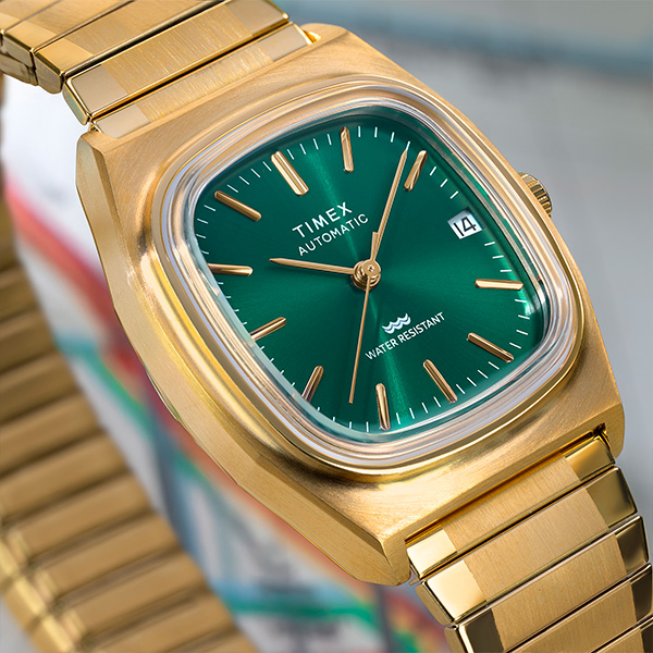 ゴールド/グリーン