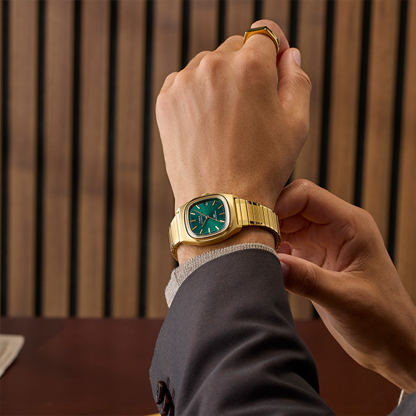 ゴールド/グリーン