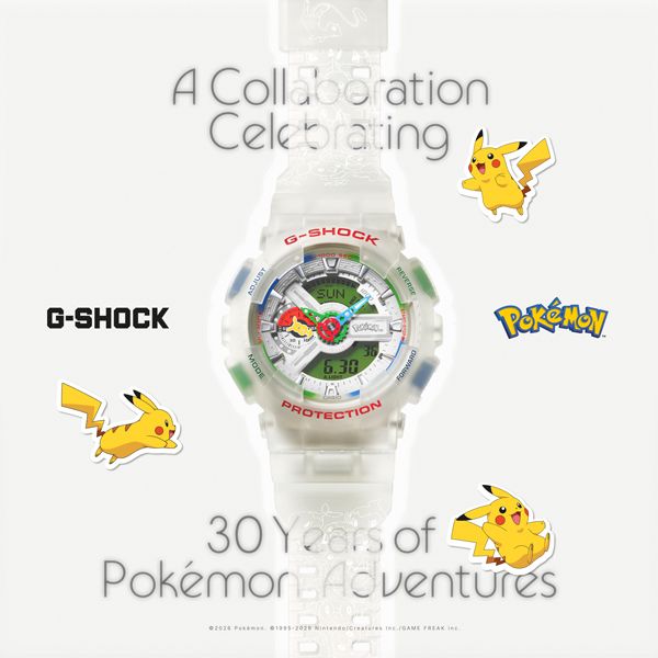 G-SHOCK ポケモン コラボレーションモデル GA-110PKM-7AJR アナデジ