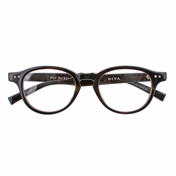 Dita ディータ New Yorker ニューヨーカー Drx 02 B Dark Tortise Burunt Brown アジアンフィット 眼鏡 メガネ