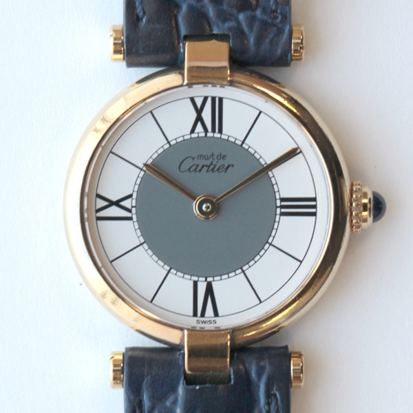 【Cartier】ヴィンテージ マストヴァンドーム 590004 中古 レディース(ネイビー): TiCTAC｜腕時計の通販サイト - ヌーヴ