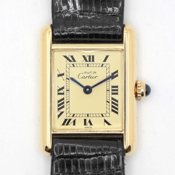 【Cartier】ヴィンテージ マストタンク 5057001 中古 レディース(ブラック): TiCTAC｜腕時計の通販サイト - ヌーヴ