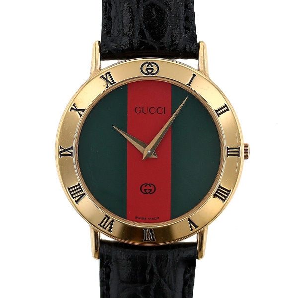 【GUCCI】ヴィンテージ 3000M クォーツ 中古 レディース