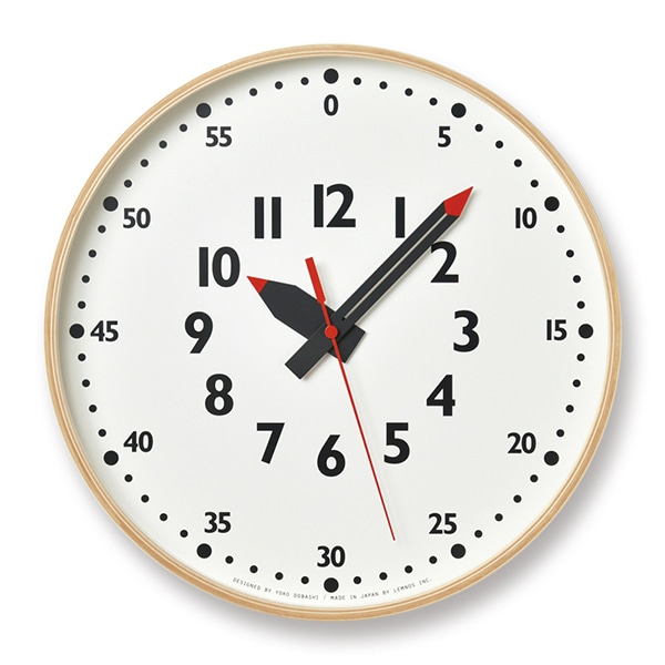 【fun pun clock】YD14-08 L 掛け時計 Lサイズ