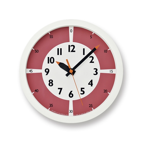 【fun pun clock】YD15-01 RE 掛け時計