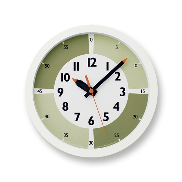 [fun pun clock]YD15-01 GN 掛け時計