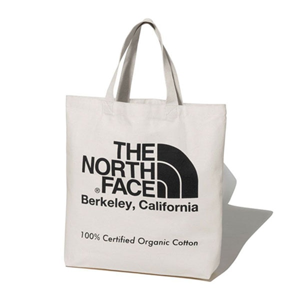 【THE NORTH FACE】 TNF Organic Cotton Tote TNFオーガニックコットントートナチュラル× ブラック NM81971