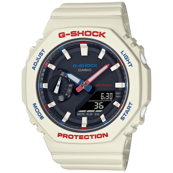 【G-SHOCK】オクタゴン GMA-S2100WT-7A1JF ウインタートリコロール ベージュ ミッドサイズ