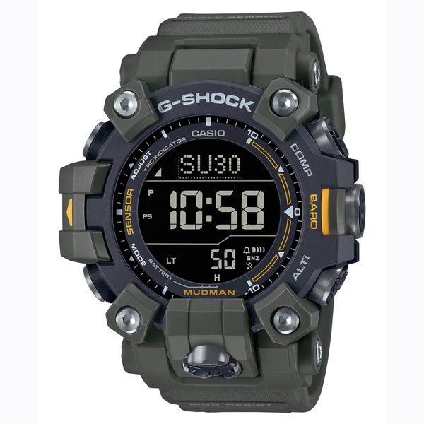 G-SHOCK》MASTER OF G MUDMAN GW-9500-3JF 電波ソーラー カーキの通販 ...