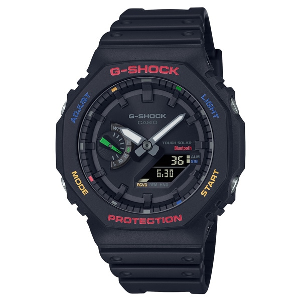 G-SHOCK】MULTICOLOR ACCENTシリーズ GA-B2100FC-1AJF Bluetooth搭載