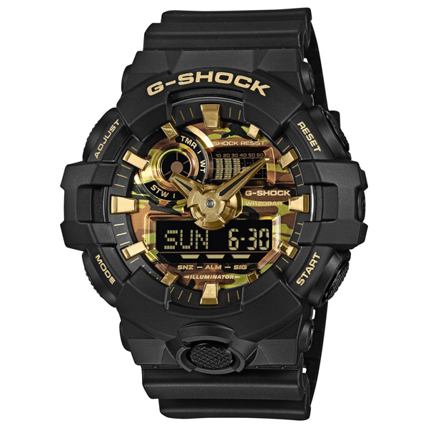 G SHOCK BOLD CAMO Series GA 700CF 1AJF LED 700 Series G 
