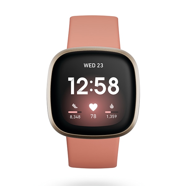 Fitbit tBbgrbg Versa3  FB511GLPK tBbglX GPSڃX}[gEHb` sN