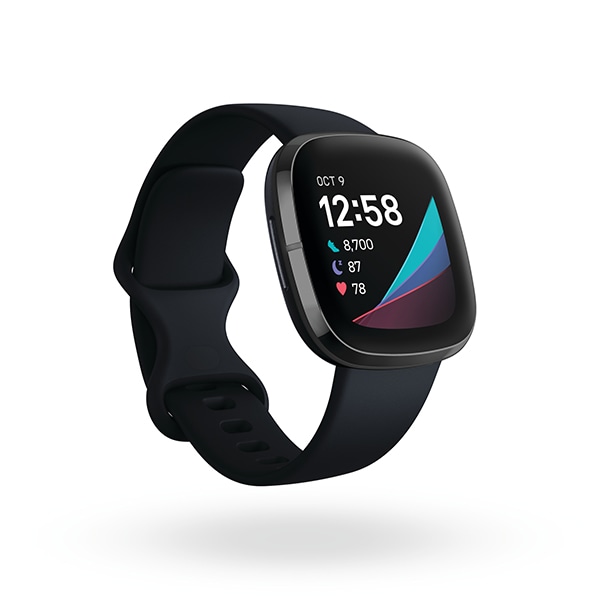 [Fitbit]SENSE FB512BKBK tBbglX XgXǗ ubN