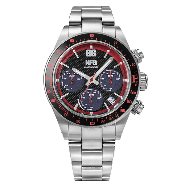 シルバー/レッド