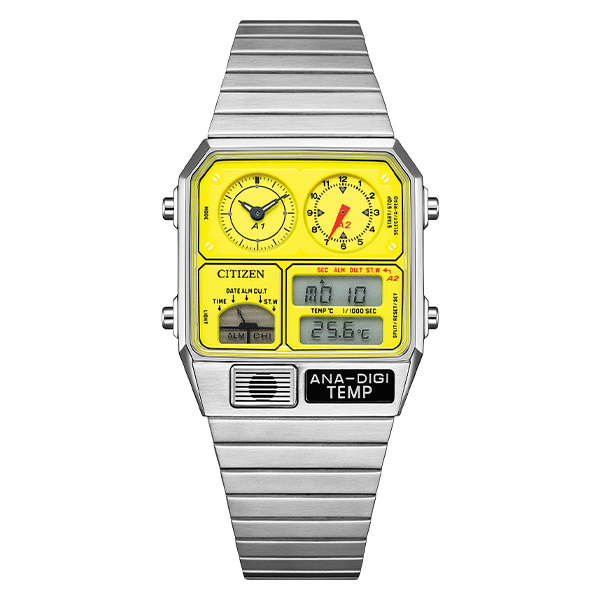 イエロー/アナデジテンプ