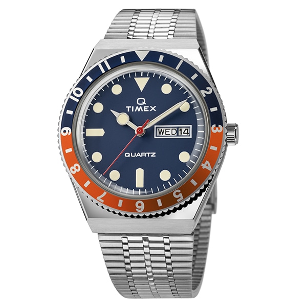 TIMEX TIMEX Q TW2U61100 ダイバーズルック オレンジ クォーツ メンズ