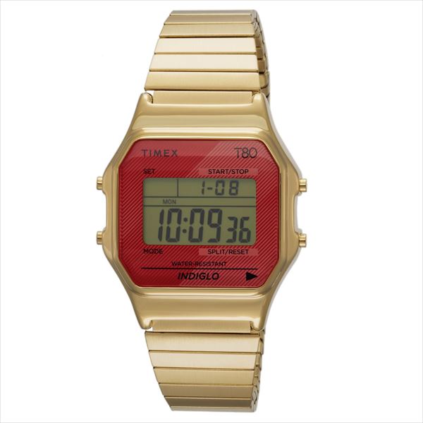 TIMEX Timex 80 TW2V19200 クォーツ ユニセックス Gold/Red