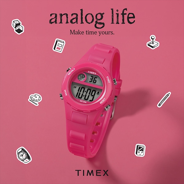 TIMEX タイメックス kids キッズ TW2W92500 ピンク クォーツ ユニセックス