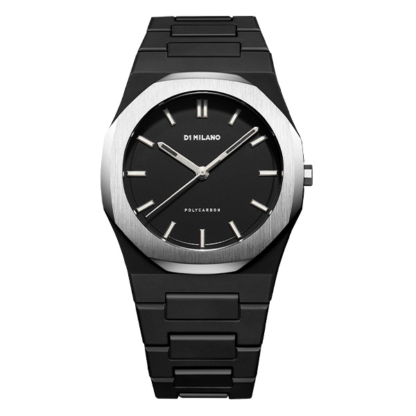 D1 MILANO ポリカーボン ムーングレイド PCBJ14 クォーツ メンズ