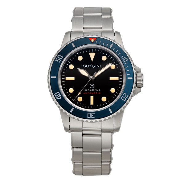 OUTLINE アウトライン×チックタック ネイビーダイバー(ドットタイプ)YK20223-1 数量限定モデル