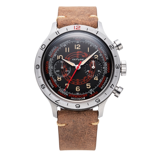 OUTLINE パイロットクロノ20thリミテッド YK20221-2BL クォーツ メンズ