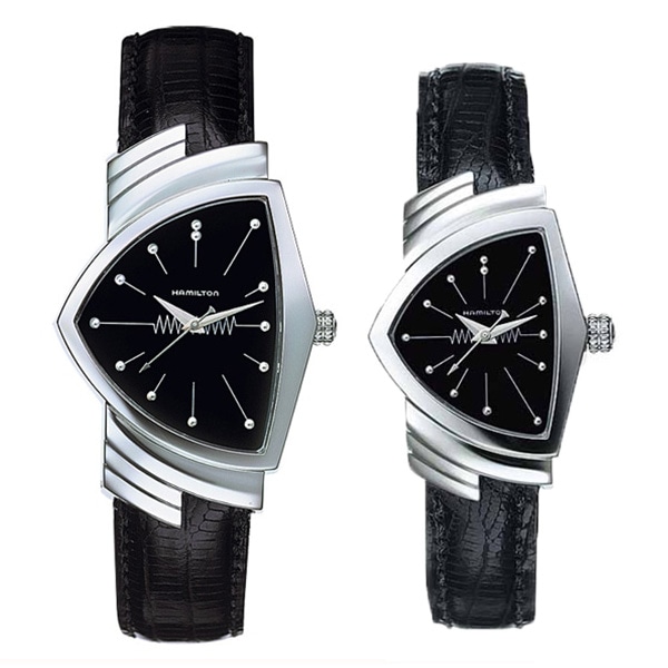 HAMILTON ペアウォッチ VENTURA H24411732/H24211732 クォーツ EC限定セット