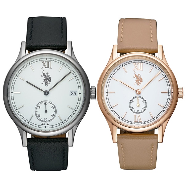 U.S.POLO ASSN. ペアウォッチ CLASSICO US-13WHBK/US-14WHBR クォーツ EC限定セット