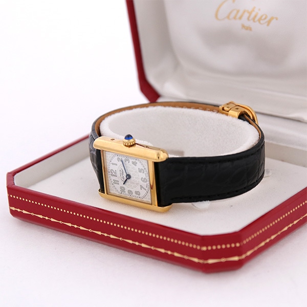 CARTIER ヴィンテージ カルティエ マストタンクMM 2415 クォーツ 中古 2000年代