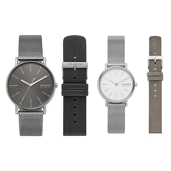 Skagen ペアウォッチ SKW3157SET/SKW3161SET クォーツ EC限定セット