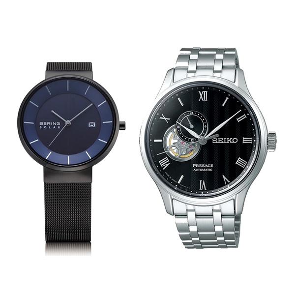 EC限定セット BERING BER-14639-227 ソーラー / PRESAGE SARY093 機械式 メンズ