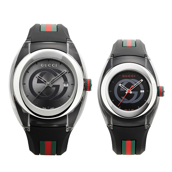 GUCCI ペアウォッチ YA137116/YA137301 クォーツ EC限定セット