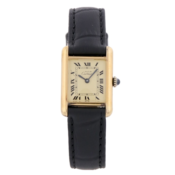 CARTIER ヴィンテージ カルティエ マストタンクSM 82974213 中古 レディース 手巻き 1980年代