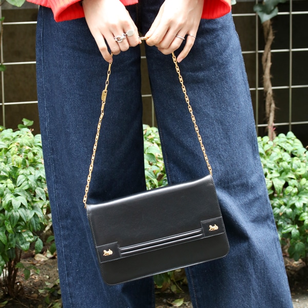 CELINE セリーヌ ホースキャリッジ ショルダーバッグ クラッチ 2way 中古