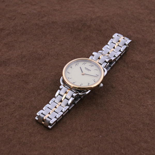 HERMES - 仕上済 - ヴィンテージ エルメス アルソー クォーツ AR4.220 中古 レディース 2000年代