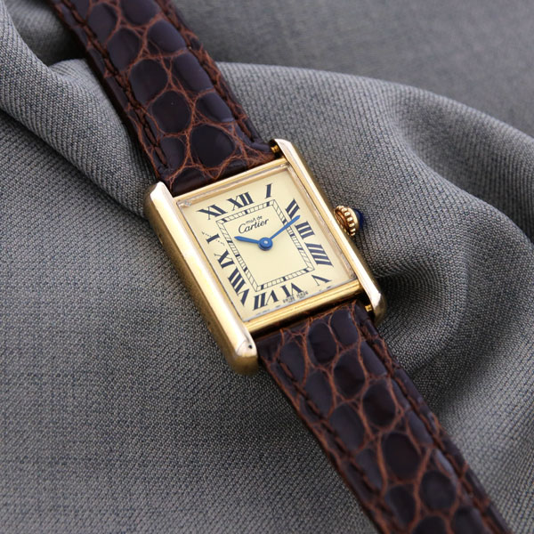 CARTIER ヴィンテージ カルティエ マストタンクMM W1017354 / 2415 クォーツ 中古 1990年代