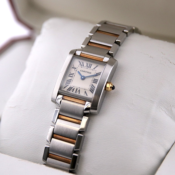 CARTIER ヴィンテージ カルティエ タンクフランセーズ SM W51007Q4 クォーツ 中古 2000年代