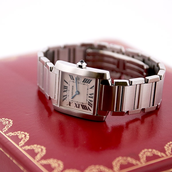 CARTIER ヴィンテージ カルティエ タンクフランセーズ MM W51011Q3 クォーツ 中古 2000年代