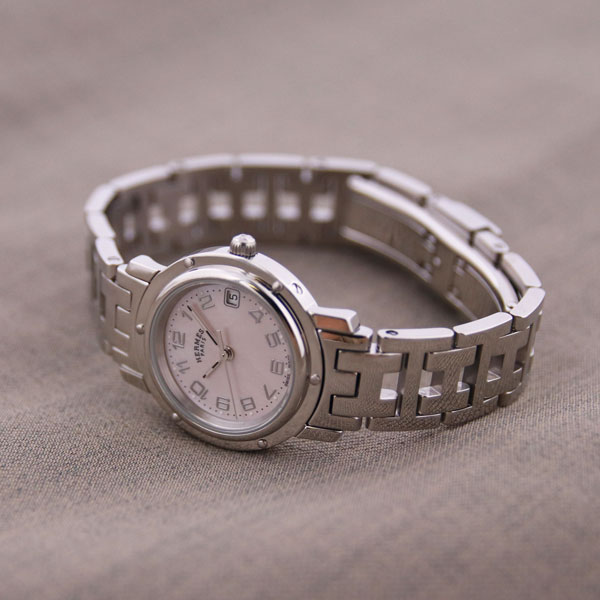 HERMES - 仕上済 - ヴィンテージ エルメス クリッパー ナクレ CL4.210 クォーツ 中古 2000年代