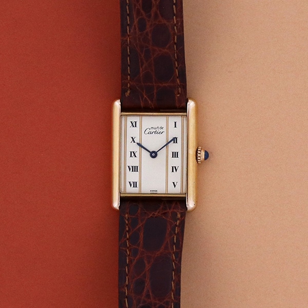 CARTIER ヴィンテージ カルティエ マストタンクLM 590005 中古 レディース クォーツ 1990年代