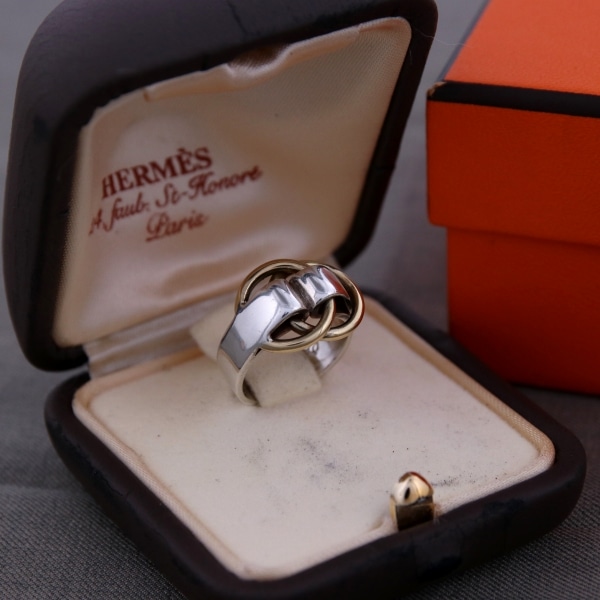 HERMES エルメス ドゥザノー リング 9号 ユーズド 中古