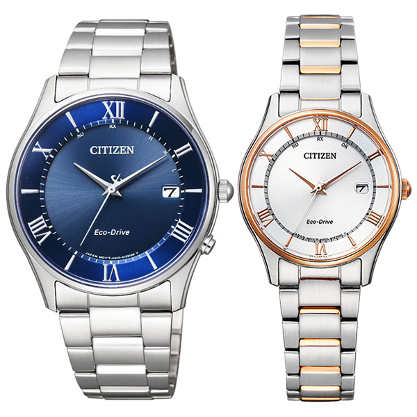 CITIZEN COLLECTION ペアウォッチ エコドライブ AS1060-54L/ES0002-57A 電波ソーラー EC限定セット