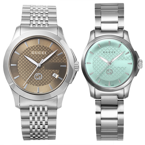 GUCCI ペアウォッチ G-Timeless YA1264107/YA1265051 クォーツ EC限定セット