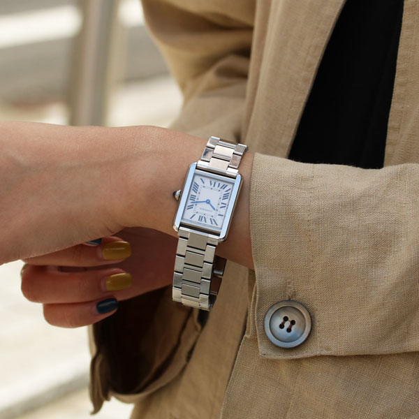 CARTIER ヴィンテージ カルティエ タンクソロSM W5200013 クォーツ 中古 2000年代