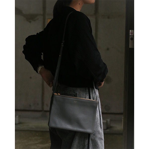 CELINE セリーヌ トリオ スモール ショルダーバッグ 中古