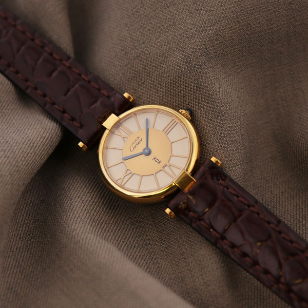 CARTIER ヴィンテージ カルティエ マストヴァンドームSM ヴェルメイユ クォーツ 中古 1990年代