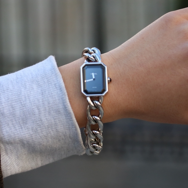 CHANEL ヴィンテージ プルミエールL クォーツ Mサイズ 中古 レディース 1990年代