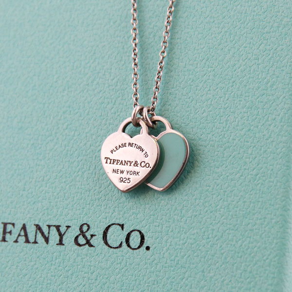 Tiffany&Co. ティファニー リターントゥ ダブルハート タグ ペンダント 中古 レディース