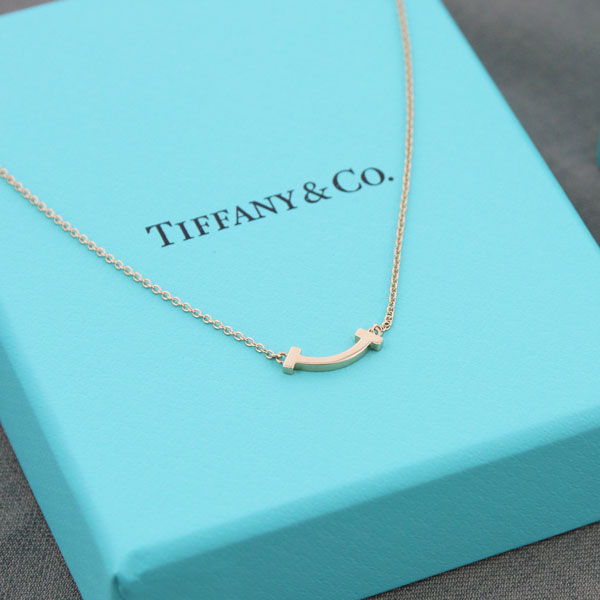 Tiffany&Co. ティファニー Tスマイル ペンダント ミニ 中古 レディース