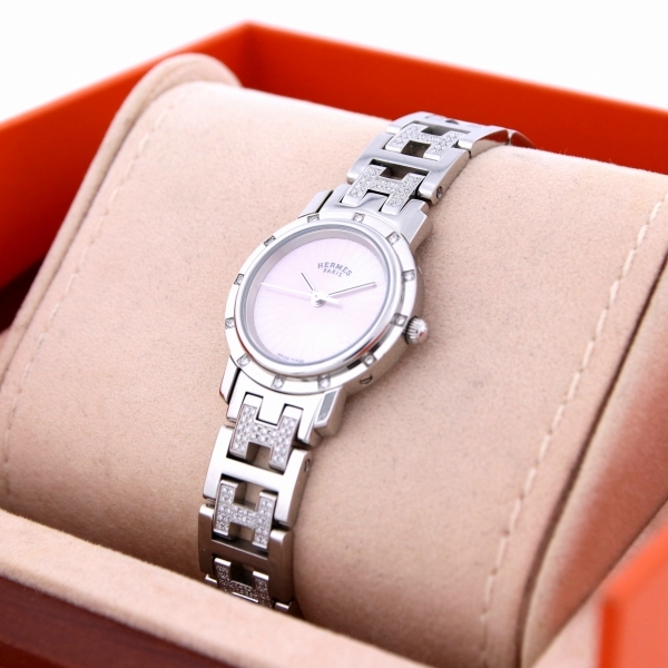 HERMES - 仕上済 - ヴィンテージ エルメス クリッパーナクレ CL4.230 クォーツ 中古 レディース 2000年代