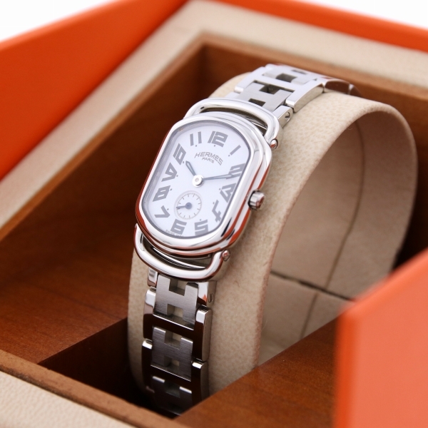 HERMES - 仕上済 - ヴィンテージ エルメス ラリー RA2.210 クォーツ 中古 レディース 2000年代